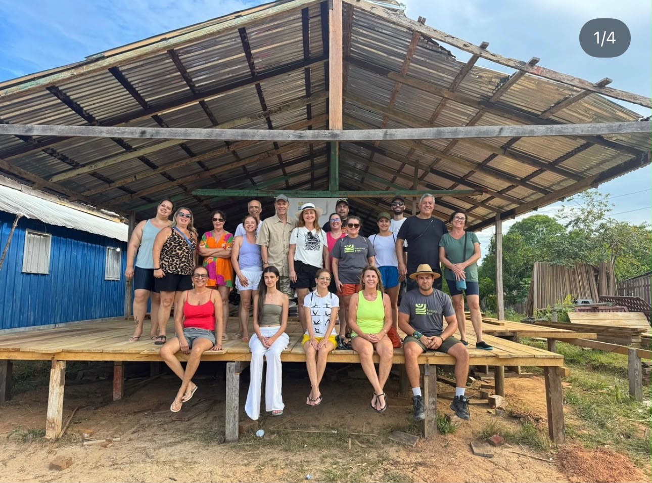 Equipe do Instituto T7M em ação comunitária na Amazônia